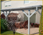 Terrassendach aus Holz