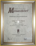 silberner Meisterbrief